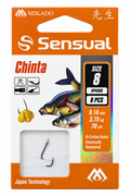 Āķi ar pavadiņām – SENSUAL – CHINTA Nr. 8 BN / aukla: 0,16 mm / 70 cm – 8 gab.