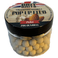 BritBaits fluo pop ups garlic almond 7mm