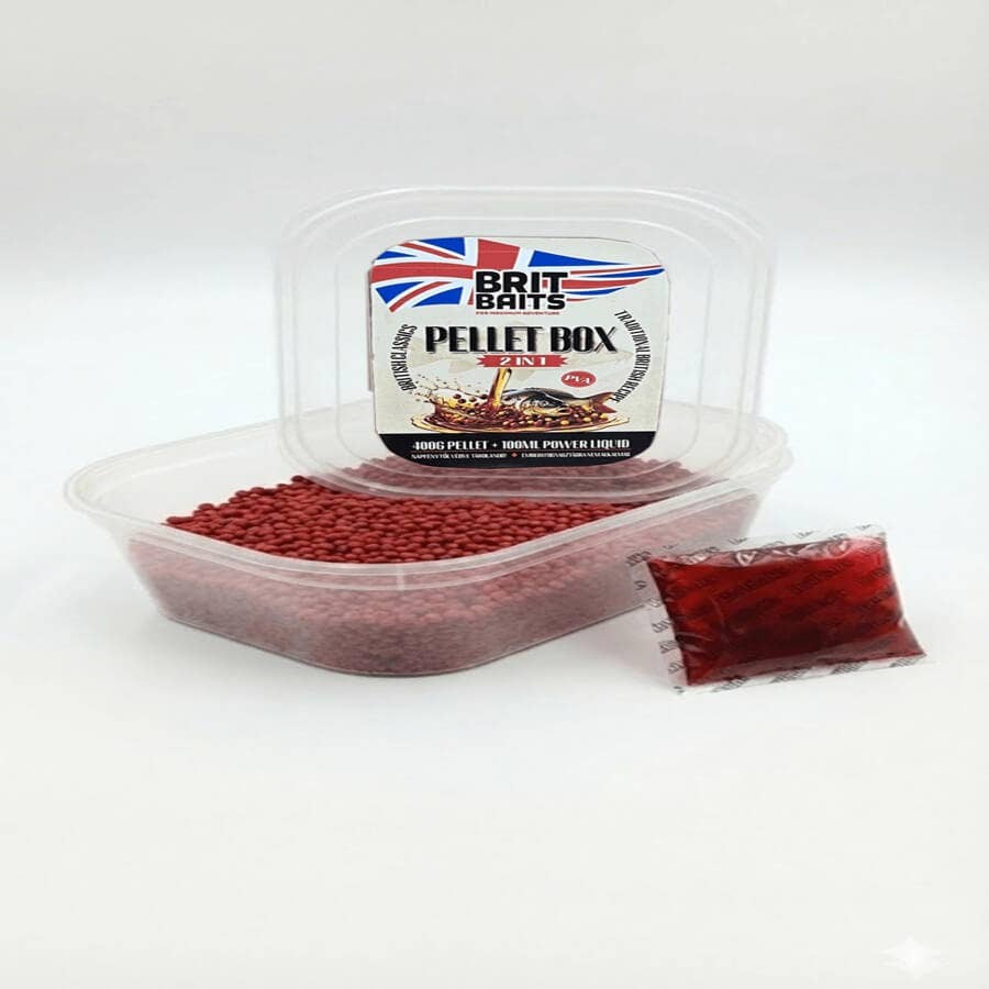 BritBaits micro pellet box robin red 400g